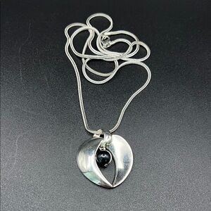 Vintage 36” Pendant Necklace on a Wheat Chain